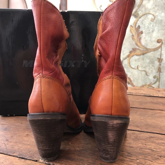 Miss Sixty Monet Boots size 38 in Cognac color - Picture 4 of 8